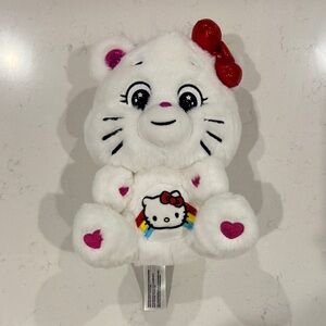 Care Bears White Plush with Red and Pink Accents